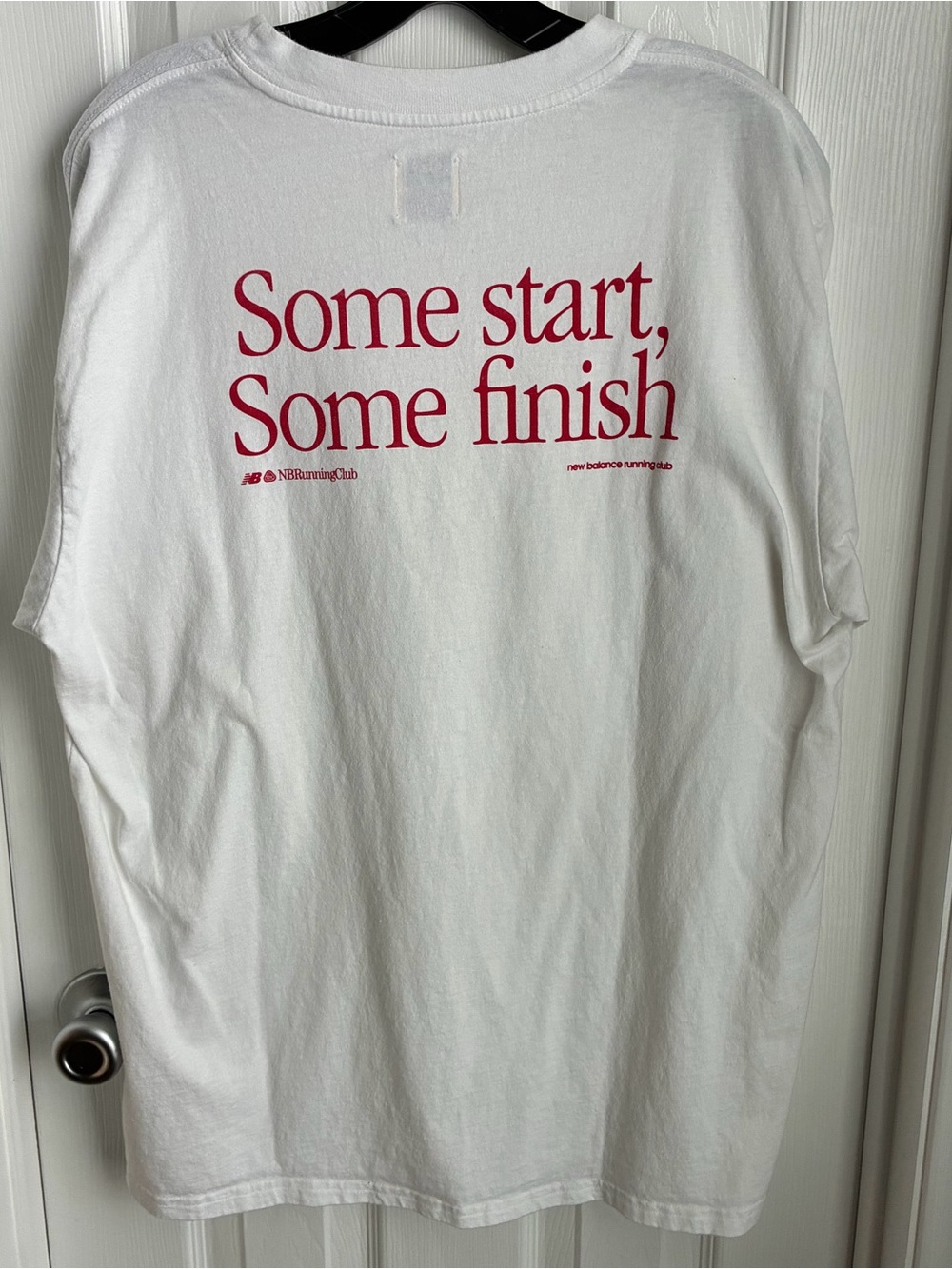 New Balance White Made in U.S.A tee.